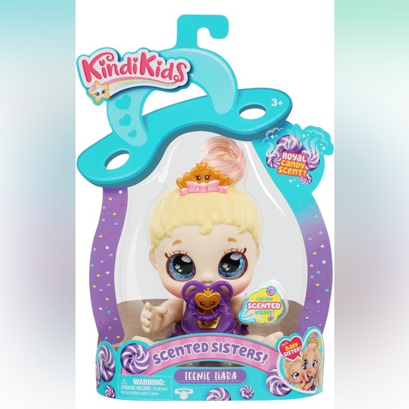 Kindi Kids Scented Sisters 6.5" Doll and 2 Accessories - Teenie Tiara - Picture 1 of 8